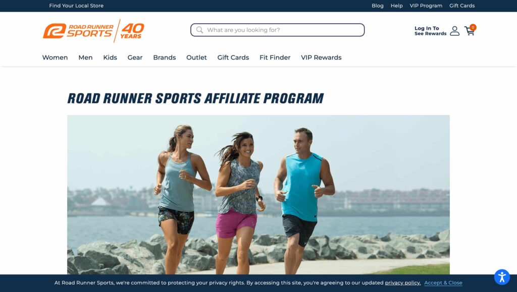 Road Runner Sports Fitness Affiliate Network