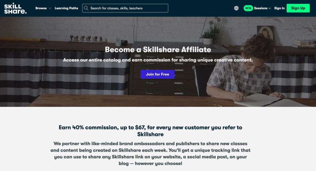 Skillshare Affiliate Program