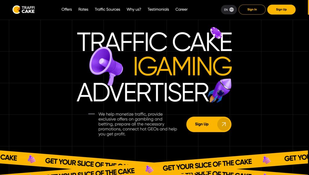 Traffic Cake Affiliate Network