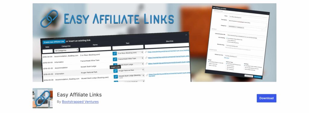 Easy Affiliate Links link cloaking plugin