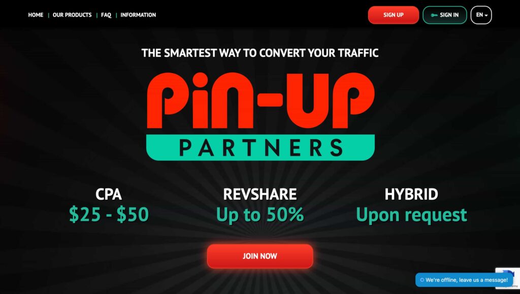 PIN-UP Partners Casino Affiliate Program